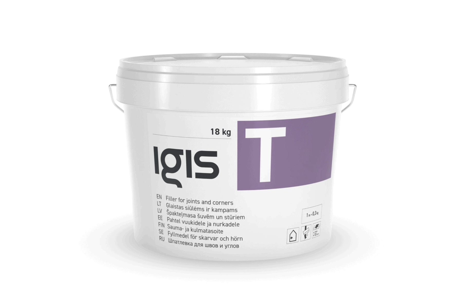 Filler for joints and corners IGIS T