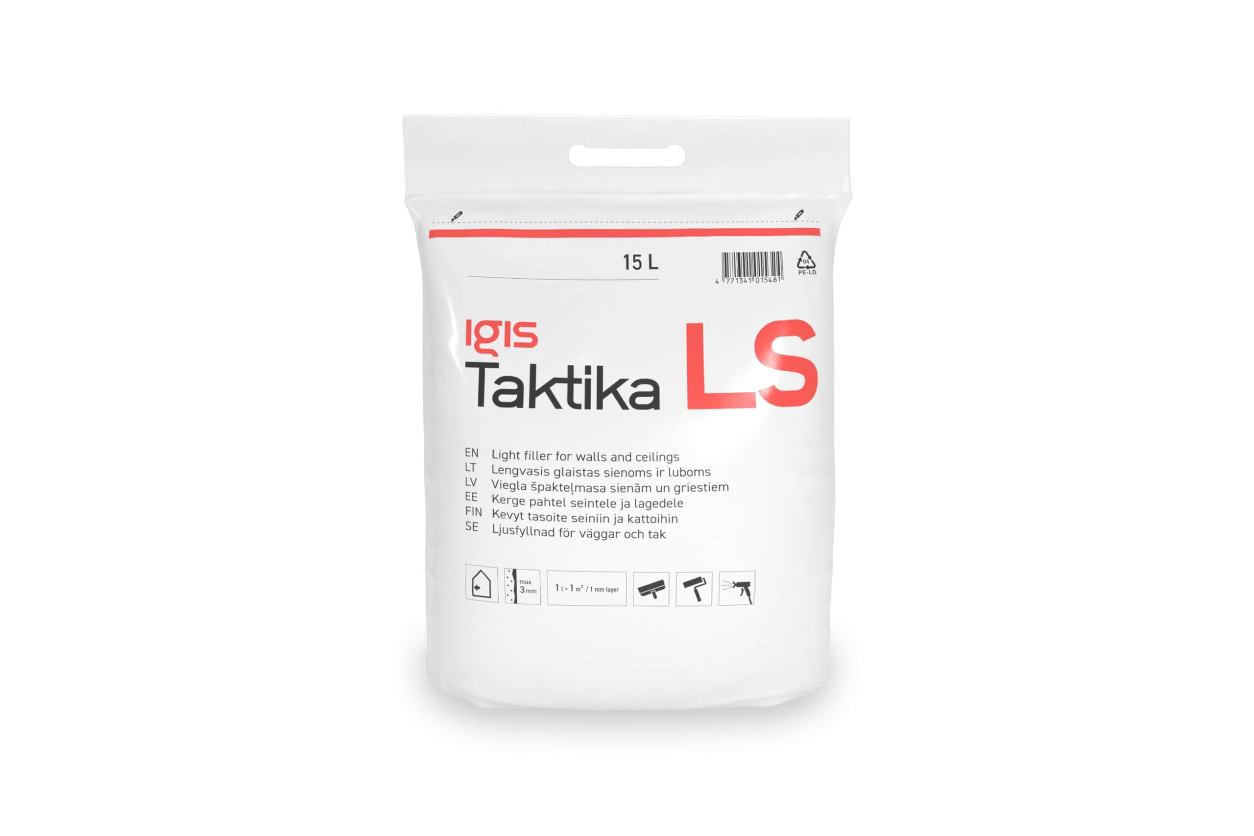 Light filler for walls and ceilings Taktika LS